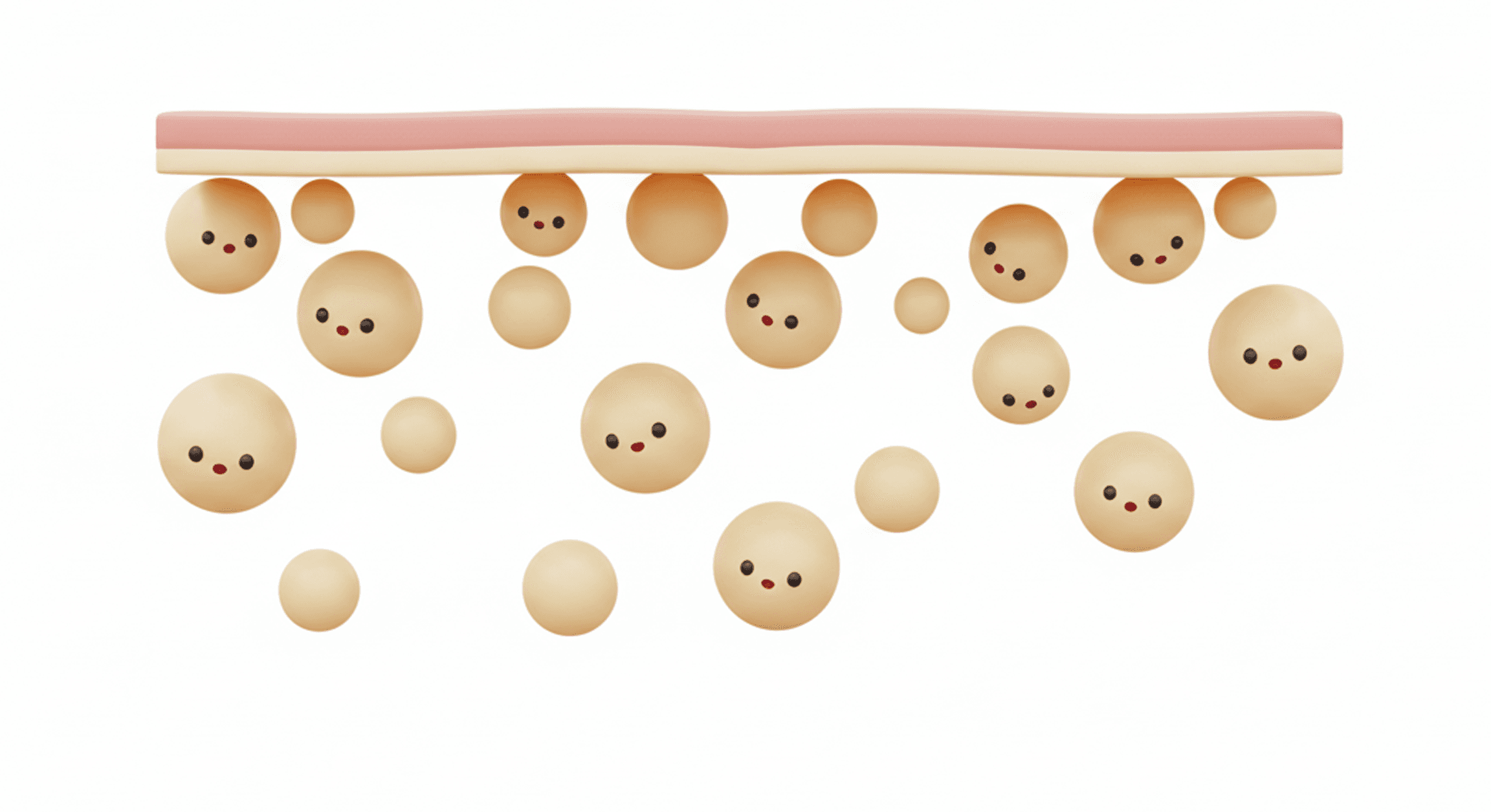 Delicately refines even the skin surface to complete a natural and elastic abdomen